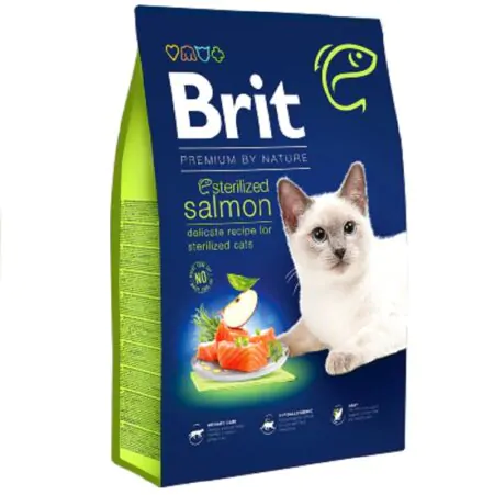 Brit Premium by Nature Cat Sterilized Salmon 1.5KG