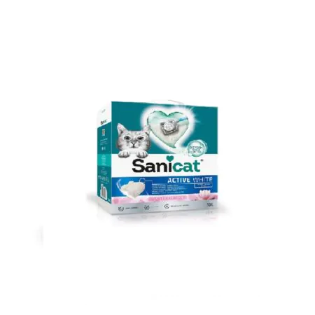 Sanicat Active White Lotus Flower Cat Litter - 6 Liters