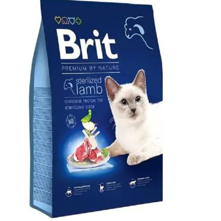 Brit Premium by Nature Cat Sterilized Lamb 1.5KG