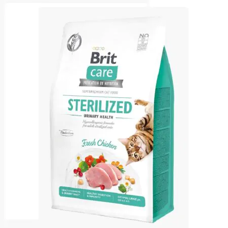 Brit Care Cat Grain-Free STERILIZED URINARY HEALTH 2KG